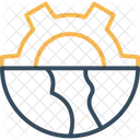 Configuração da terra  Ícone