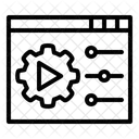 Configuracao De Video Ajuste De Video Ajuste Ícone