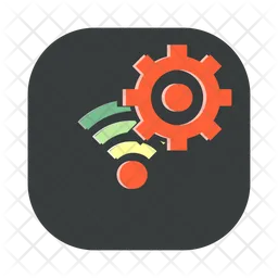 Configuração de wi-fi  Ícone