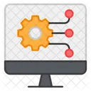 Configuracao De Computador Configuracao De Computador Desenvolvimento De Computador Ícone