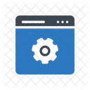 Pagina Da Web Navegador Configuracao Ícone