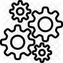 Configuracao Do Sistema Controle Engrenagem Ícone