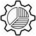 Configuracao De Negocios Configuracao De Negocios Grafico De Roda Dentada Ícone