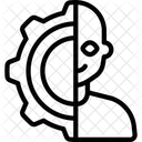 Configuracao De Homem IA Gerenciamento Ícone