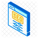 SEO Configuracoes Isometrico Icon