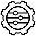 Engrenagem Roda Dentada Configuracao De Ferramenta Ícone