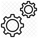 Ajustes Configuracion Rueda Dentada Icon