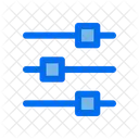 Configuracion Controles Deslizantes Filtro Icono