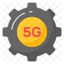 5 G Red Tecnologia Icono