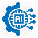 Configuracion Inteligencia Artificial Procesador Icono