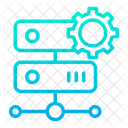 Base De Datos Equipo Hosting Icon