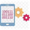 Configuración binaria móvil  Icono