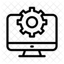 Computadora Pantalla Configuracion Icono
