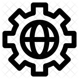 Configuración de internet  Icono