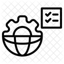 Configuración de internet  Icono