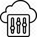 Configuracion De La Nube Servicio De Reparacion De La Nube Mantenimiento De La Nube Icono