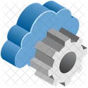 Nube Informatica Configuracion Icono