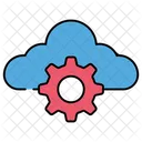 Configuracion De La Nube Desarrollo De La Nube Gestion De La Nube Icono