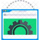 Configuracion De Paginas Web Gestion De Sitios Web Mantenimiento De Sitios Web Icono