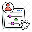 Web Interfaz Perfil Icono