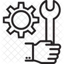 Configuracion De Procesamiento Engranaje Accion Icono