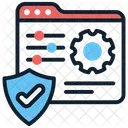 Configuración de seguridad  Icono