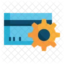 Configuración de tarjeta de crédito  Icono