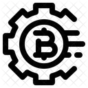 Configuracion De Transaccion Transaccion Bitcoin Icono