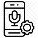 Configuración del micrófono  Icono