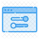 Configuracion Del Navegador Alternancia En Linea Cambio En Linea Icono