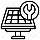 Configuración del panel solar  Icono