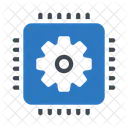 CPU Configuracion Chip Icono