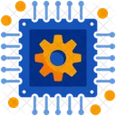 Configuracion Del Procesador Gestion De La CPU Chip Del Procesador Icono