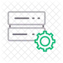 Servidor Base De Datos Configuracion Icono