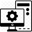 Configuracion Del Sistema Configuracion Del Ordenador Rueda Dentada Icono