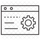 Engranaje Configuracion Sitio Web Icon