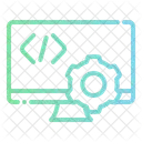 Configuración del sitio web de la computadora  Icono
