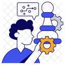 Definicion Estrategica Gestion Estrategica Desarrollo Estrategico Icono