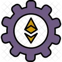 Configuracion De Ethereum No Fungible Icono