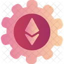 Configuracion De Ethereum No Fungible Icono