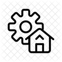 Icono de engranaje de configuración  Icono