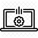 Configuración de computadora portátil  Icono