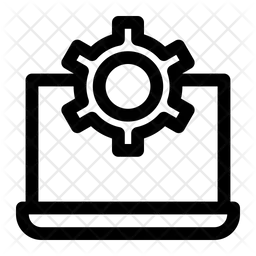 Configuración de computadora portátil  Icono