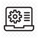 Configuración de computadora portátil  Icono