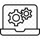 Configuración de computadora portátil  Icono