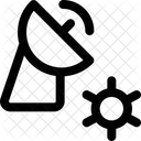 Configuracion De Satelite Icono