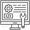 Configuracion Tecnica Del Sistema Herramienta Informatica Herramienta De Sitio Web Icon