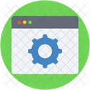 Web Configuracion Engranajes Icono