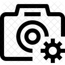 DSLR Camera Configuracao Ícone