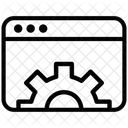 Configuracoes De Pagina Da Web Web Desenvolvimento Ícone